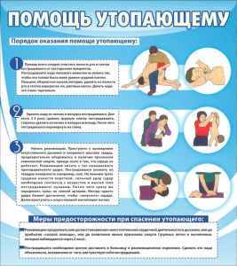 Стенд "Помощь утопающему" - fgospostavki.ru - Донецк