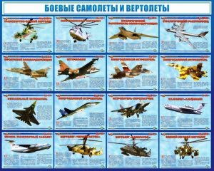 Стенд "Боевые самолеты и вертолеты" - fgospostavki.ru - Донецк