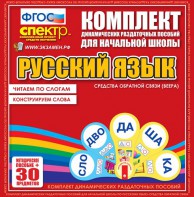 Динамические раздаточные пособия. Русский язык (веера). Читаем по слогам (слоги из двух букв). Конструируем слова (слоги из двух и трех букв). - fgospostavki.ru - Донецк