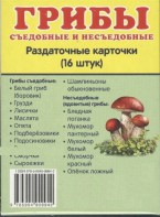 Раздаточные карточки "Грибы съедобные и не съедобные" - fgospostavki.ru - Донецк