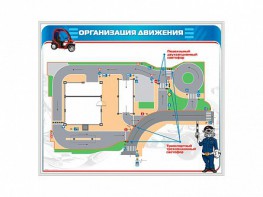 Магнитно-маркерная доска "Организация движения" - fgospostavki.ru - Донецк