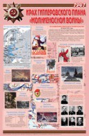 Плакат "Великая Отечественная война: Крах гитлеровского плана «молниеносной войны» " - fgospostavki.ru - Донецк