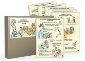 Комплект таблиц "Правила безопасного труда" - fgospostavki.ru - Донецк