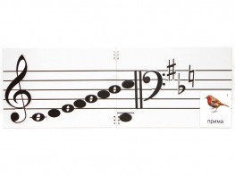 Настольное мягкое магнитно-маркерное поле с нотным станом - fgospostavki.ru - Донецк