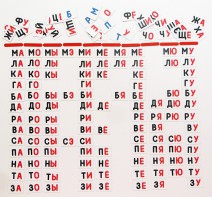 Набор магнитных карточек "Слоговый домик" - fgospostavki.ru - Донецк