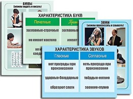 Модель-аппликация "Ступени к грамоте. Звуки и буквы русского языка" (ламинированная) - fgospostavki.ru - Донецк