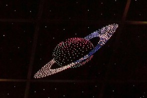 Потолок "Звездное небо с анимационным фибероптическим эффектом сатурн" - fgospostavki.ru - Донецк