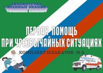 Комплект плакатов "Первая помощь при чрезвычайных ситуациях" - fgospostavki.ru - Донецк