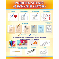 Стенд "Разметка деталей из бумаги и картона" - fgospostavki.ru - Донецк