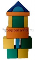 Мягкий модуль-конструктор "Городок" (12 элементов) - fgospostavki.ru - Донецк