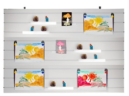 Стенд экспозиционный навесной для детских работ - fgospostavki.ru - Донецк