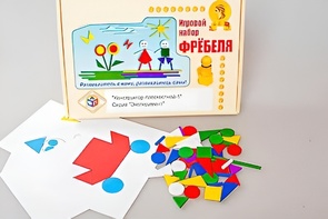 Игровой набор Фребеля "Конструктор плоскостной-1" (Серия "Эксперимент") - fgospostavki.ru - Донецк
