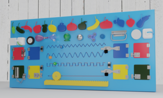 Бизиборд «Фрукты и овощи» - fgospostavki.ru - Донецк