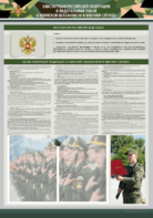 Стенд-уголок "Конституция Российской Федерации и Федеральный закон "О воинской обязанности и военной службе" - fgospostavki.ru - Донецк