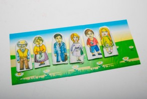 Набор пальчиковых кукол "Семья" 6 штук - fgospostavki.ru - Донецк