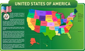 Стенд "United States Of America" - fgospostavki.ru - Донецк