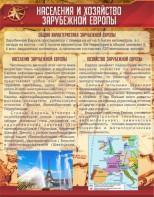 Стенд "Населения и хозяйство Зарубежной Европы" - fgospostavki.ru - Донецк