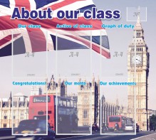 Стенд "About our class" - fgospostavki.ru - Донецк