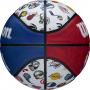 Мяч баскетбольный Wilson NBA All Team (размер 7, резина, тренировочный) - fgospostavki.ru - Донецк